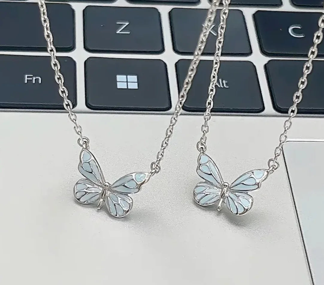 Glow-in-the-Dark Butterfly Jewelry Set