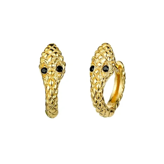 Crystal Snake Earring