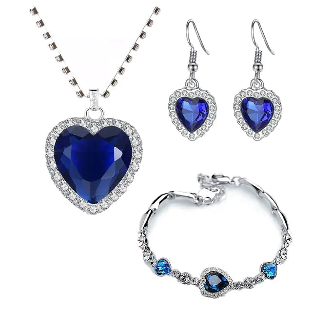 Titanic Heart of Ocean Inspired Jewelry