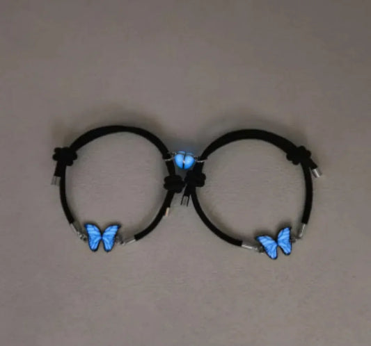 Glow-in-the-Dark Butterfly Jewelry Set