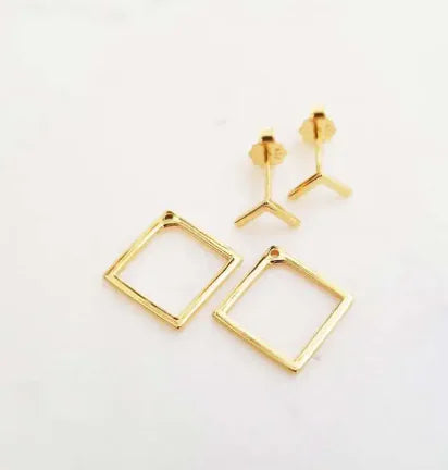 Simple Graceful Geometric Earings