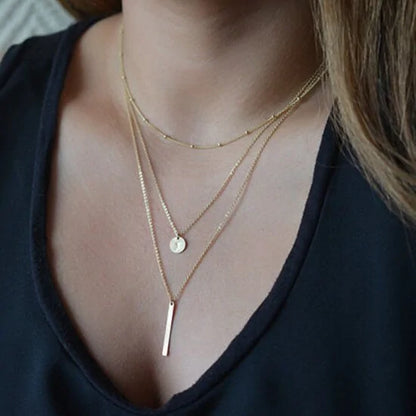 Multilayer Necklaces Pendants