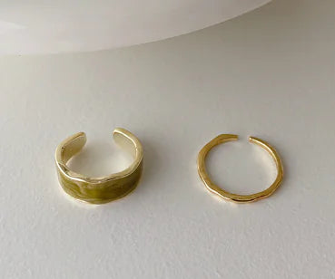 Three Piece Opening Rings