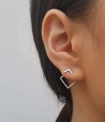 Simple Graceful Geometric Earings